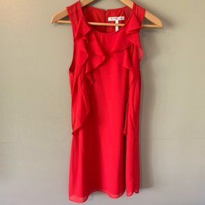 BCBGeneration Red Chiffon Dress.  Size XXS